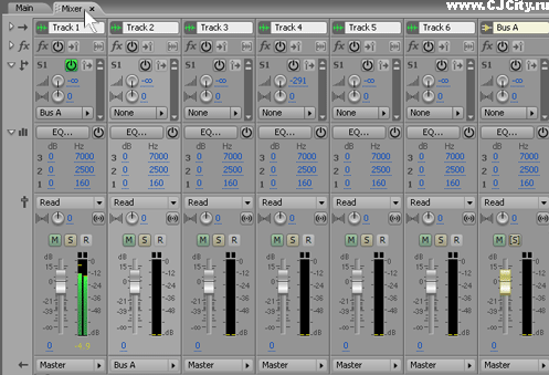 Рисунок 8 - Микшер Adobe Audition 2